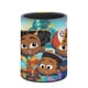 thumbnail image 3 of Súper Sema-theme Cylinder Pen Holder Pencil Organizer with Flannel Lining PVC Leather Material Cardboard Base for study work 10*8CM, 3 of 6