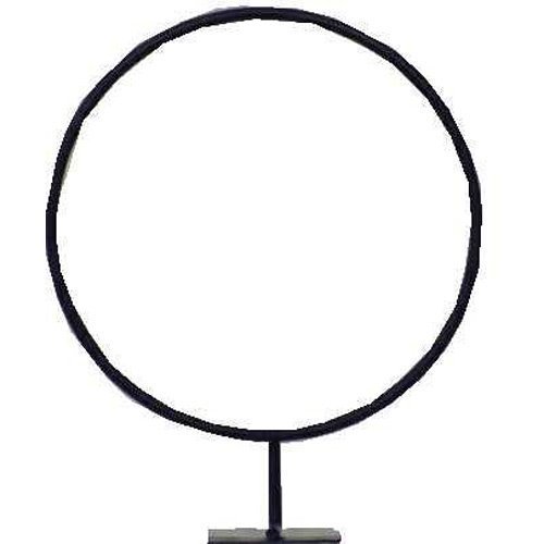 Gancho para Plantas Panacea 8 cm Negro Redondo de Hierro Forjado