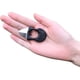 thumbnail image 3 of Navaja fija ultrapequeña de 2 cm de acero inoxidable 440C con mango de ABS, minicuchillo EDC para collares, ideal para cortar regalos y colecciones (negro), 3 of 7