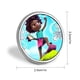 thumbnail image 2 of Eureka-Theme Round Button Badge: Premium Metal Construction, Ideal for High-End Events 2.8 cm, 2 of 6