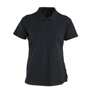 T-World - Polera Polo Dryfresh Smooth 60% Algodón Manga Corta Mujer Azul Marino