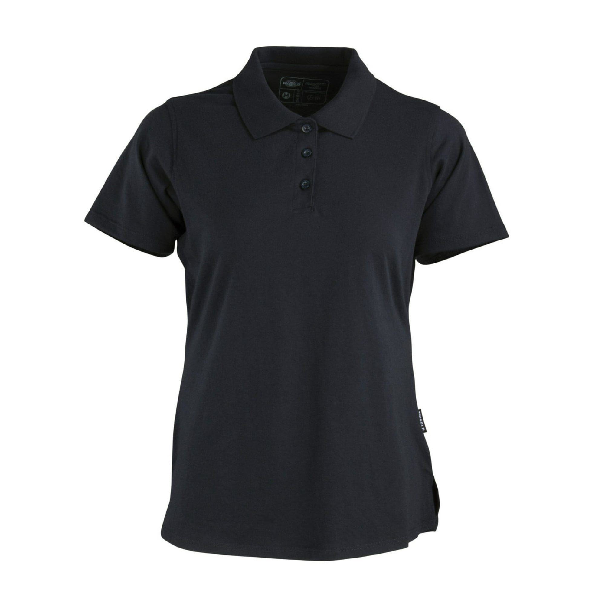 T-world - Polera Polo Dryfresh Smooth 60% Algodón Manga Corta Mujer Azul Marino