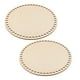 thumbnail image 5 of Fondos de cesta de madera para tejer, Base de cesta de redonda moldeador de Base de fondo de madera en blanco para manualidades de tejido de, 5 of 5