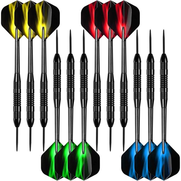 Accmor Darts Metal Tip Set, 12 Pack Steel Tip Darts Set