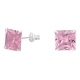 thumbnail image 1 of Aros Plata 925 Circón Cuadrado 8mm Variedad, 1 of 3