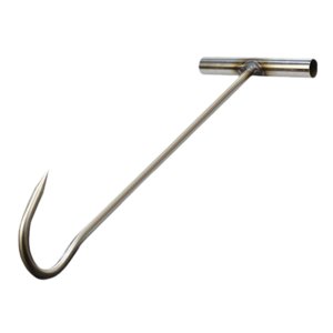 Bothyi - Gancho Para Carne, Gancho Rígido Para Herramientas De Cocina, Tapas De Alcantarilla Para Chefs, Gancho Para Cubierta De Drenaje De 40Cm