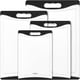 thumbnail image 1 of Juego de 4 tablas de cortar Empune Plastic Kitchen con ranuras para jugo, 1 of 7