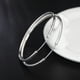 thumbnail image 2 of Aros Argollas 50mm De Plata Fina 925 Lisos, 2 of 3