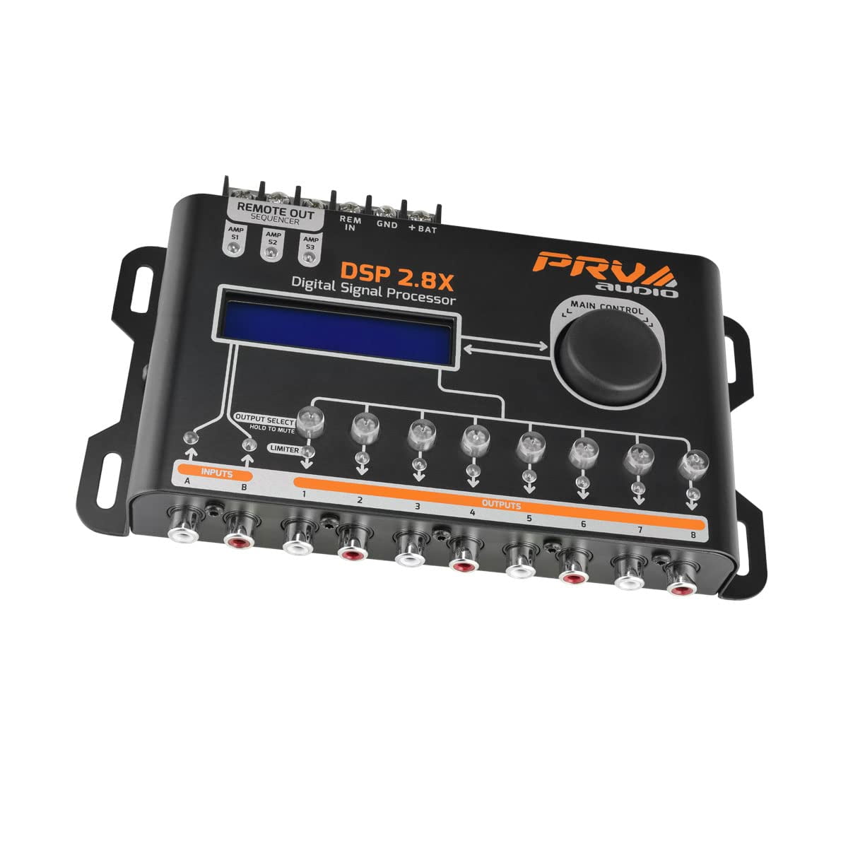 Audio Para Coche Dsp Prv Audio 2.8x Crossover Digital De 8 Canales