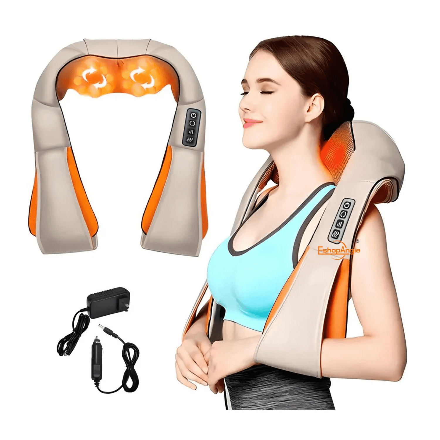 Genérico - Masajeador Electrico Cuello Hombro Espalda