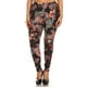 thumbnail image 1 of Leggings Largos con Banda y Estampado Paisley Multicolor en Estilo Ajustado con Cintura Alta y Múltiples Bolsillos., 1 of 5