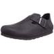 thumbnail image 1 of Sandalias Birkenstock London de cuero negro, horma estrecha, talla 39 EU, 1 of 9