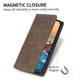 thumbnail image 3 of Funda tipo cartera con bloqueo RFID para Xiaomi Redmi Note 15 5G Con tapa abatible, portatarjetas, cierre magnético, TPU y soporte Marrón, 3 of 6