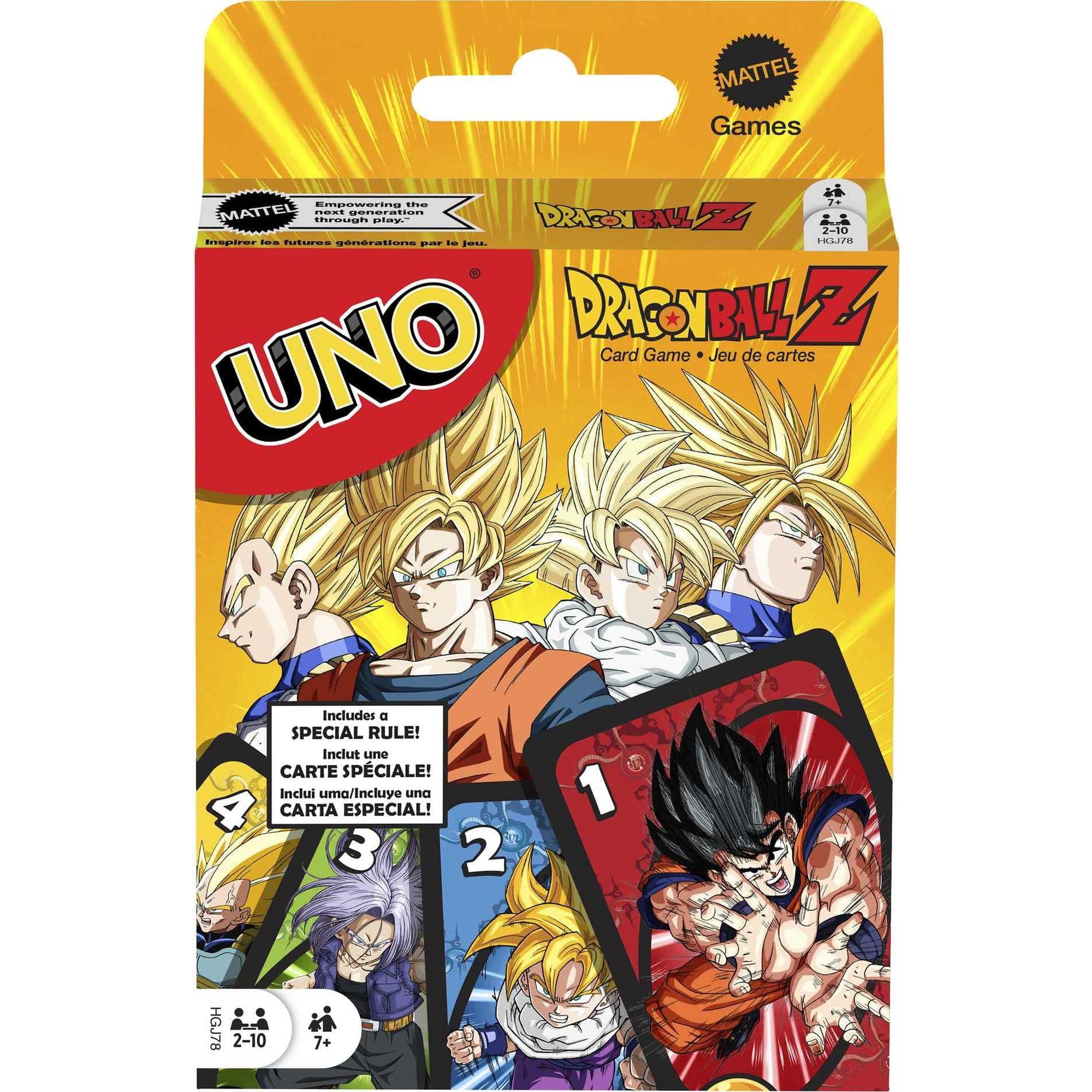 Juego De Cartas Mattel Games Uno Dragon Ball Z Japanese Manga