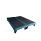 thumbnail image 4 of Cama 2 Plazas Bases con Colchon Tapiazada en Felpa Turquesa, 4 of 6