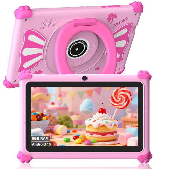 Tablet Infantil De 7 Android 15 6 Gb De Ram 32 Gb De Rom Rosa