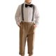 thumbnail image 4 of Traje De Caballero Para Niños Con Pajarita Ropa De Niño Para Fotografía De Boda Cena 110, 4 of 5