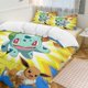 thumbnail image 3 of 3 Piece Bedding SetSilver PokmonPikachu Eevee Charmander Squirtle BulbasaurComforter Set for Kids Boys Teen Tween 3D Lightweight Microfiber Bedding Sets, 3 of 5