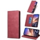 thumbnail image 1 of Funda tipo cartera con bloqueo RFID para Samsung Galaxy A36 Con tapa abatible, portatarjetas, cierre magnético, TPU y soporte Rojo, 1 of 6