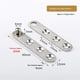 thumbnail image 2 of Acero inoxidable de 8 piezas 360 grados de bisagras ocultas giratorias, bisagras de pivote de puerta Accesorios de puerta de ventana de cajón de acero inoxidable para gabinete de gabinetes d, 2 of 3