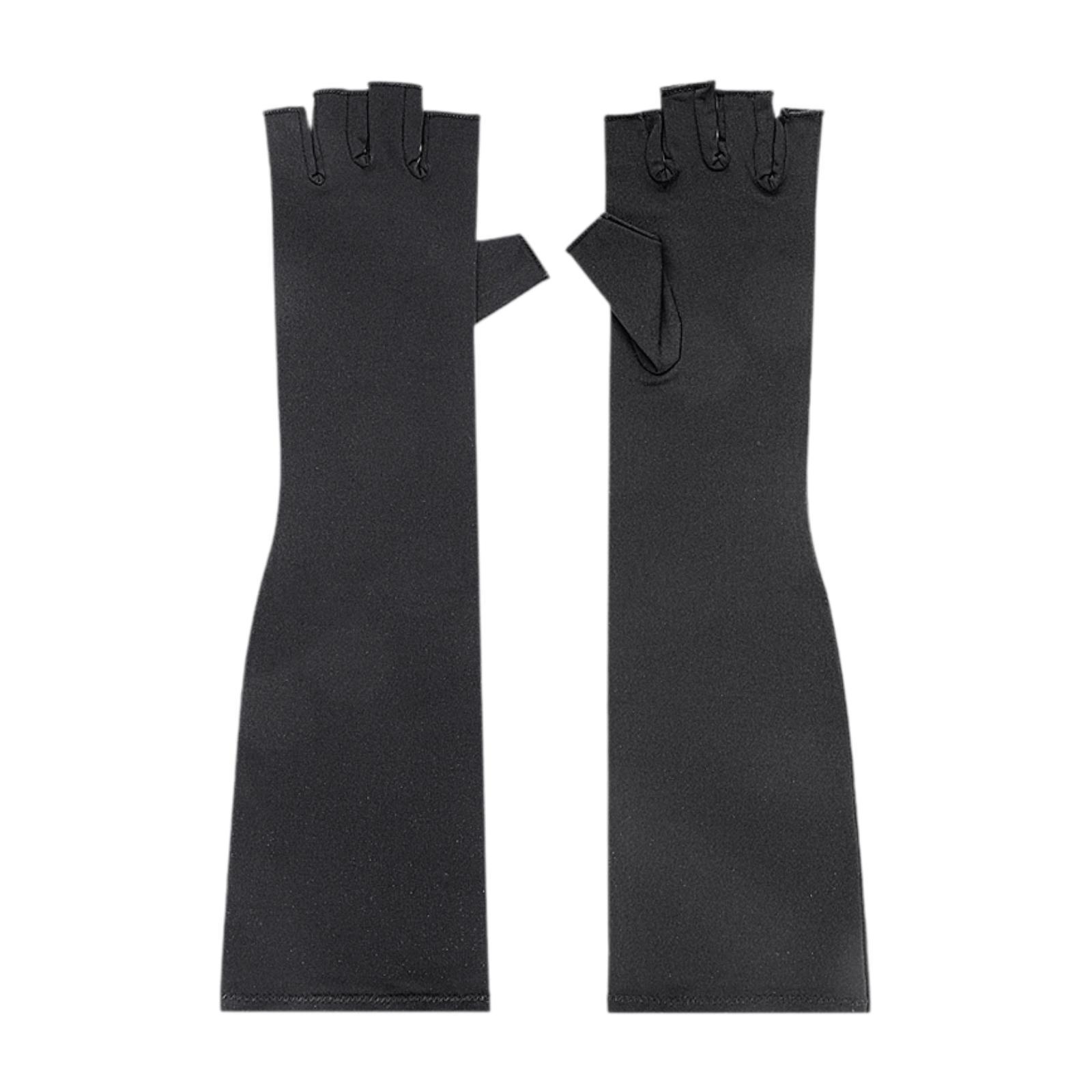 Ioensy - Guantes De Compresión Largos, Transpirables, Para Ciclismo, Para Correr, Hacer Ejercicio, Talla L, 39,5 X 11,5 Cm