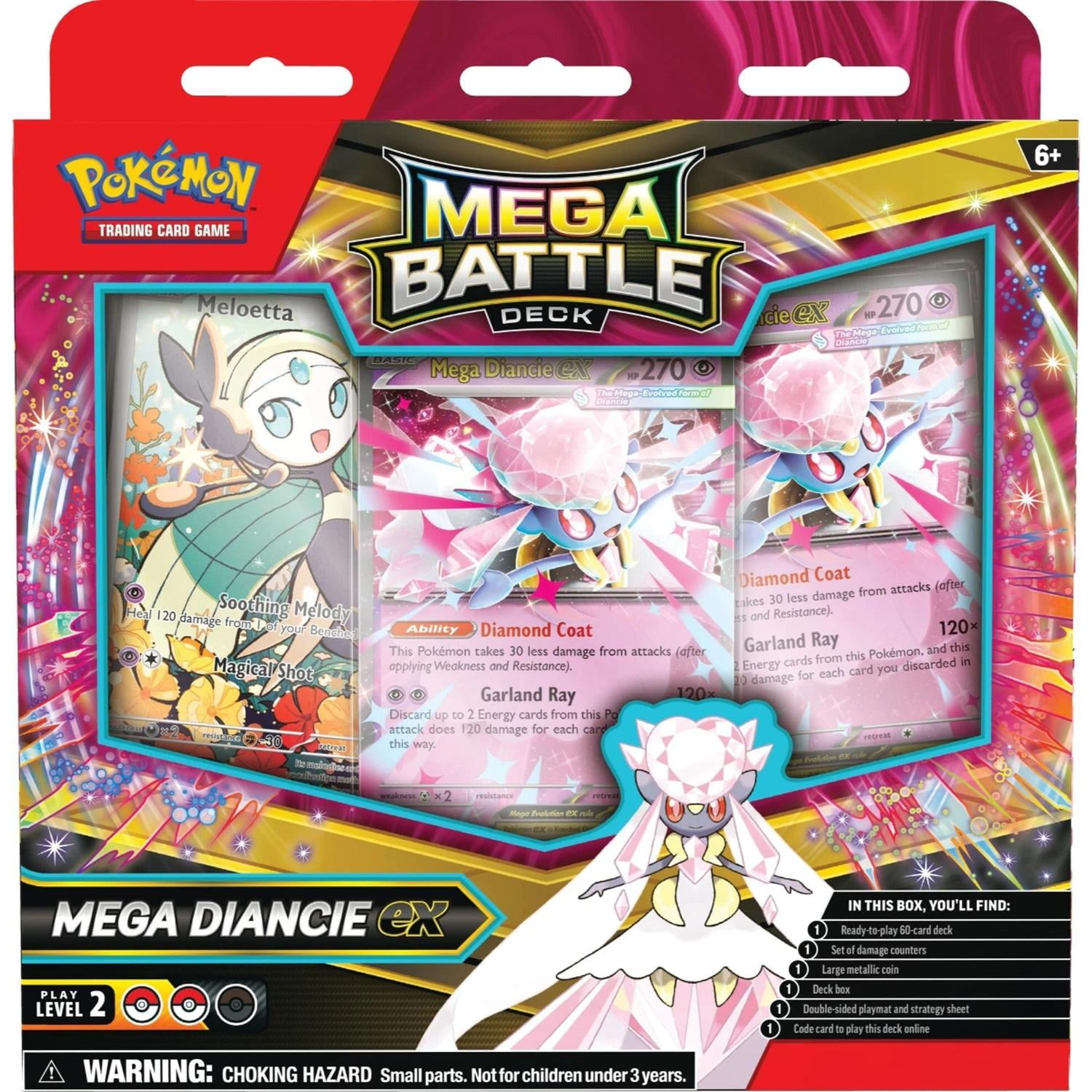 Pokémon - Pokemon Mega Battle Deck Diancie Ex Ingles