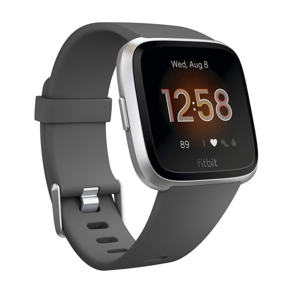 Smartwatch Fitbit Versa Lite GPS Carbón/Plata Aluminio