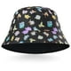 thumbnail image 1 of Gorra de béisbol Pokémon para niños y niñas, gorra de pescador unisex Pikachu con correa ajustable, accesorios de verano (sombrero de pescador negro), 1 of 3
