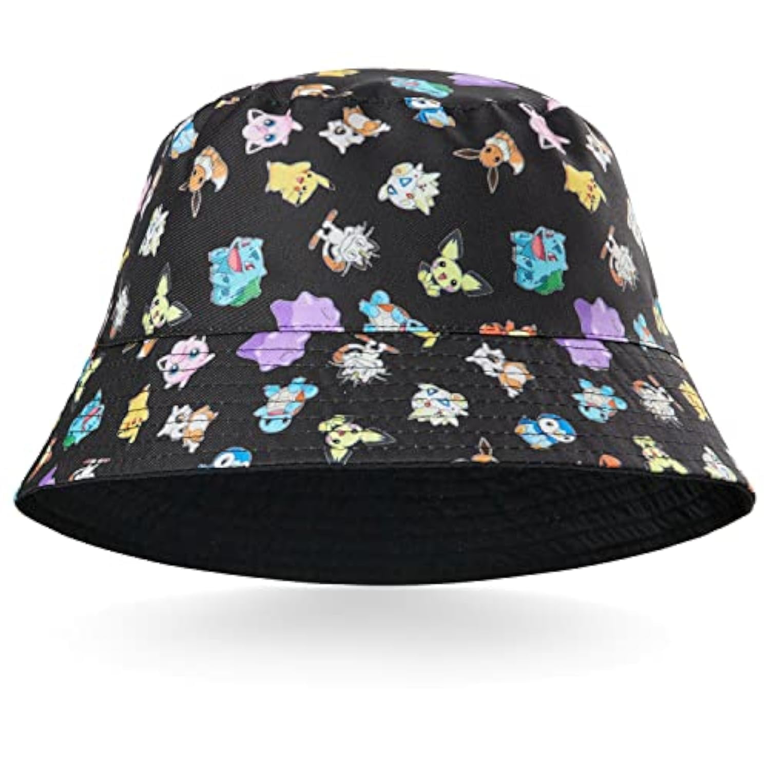 Gorra De Béisbol Pokémon Para Niños Y Niñas, Gorra De Pescador Unisex Pikachu Con Correa Ajustable, Accesorios De Verano (sombrero De Pescador Negro)