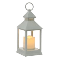 Vgo - Fanal Plástico Con Vela Led Fn1024 Blc