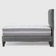 thumbnail image 3 of Cama Europea Valencia P + Respaldo Cadiz 1.5 PL Felpa Gris Oscuro, 3 of 5