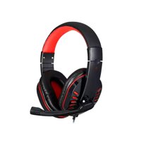 Ultra - Audifono Gamer Jack 3.5 Ps4 Xbox Pc 2Mts Negro Rojo