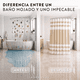thumbnail image 2 of Cortina De Baño Tela + Forro + 12 Ganchos Premium 180 X 180 Cm Beige Raya Juego Larga Az, 2 of 10