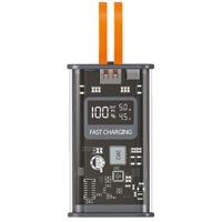 Tecnolab - Power Bank 10000Mah 22.5W Diseño Transparente - Ps