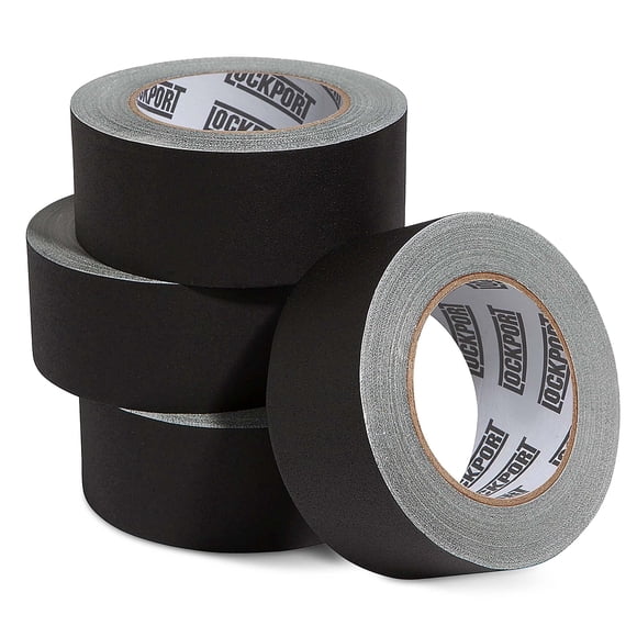 Cinta Adhesiva Negra De 5 Cm X 27 M Paquete De 4 Unidades Color Negro