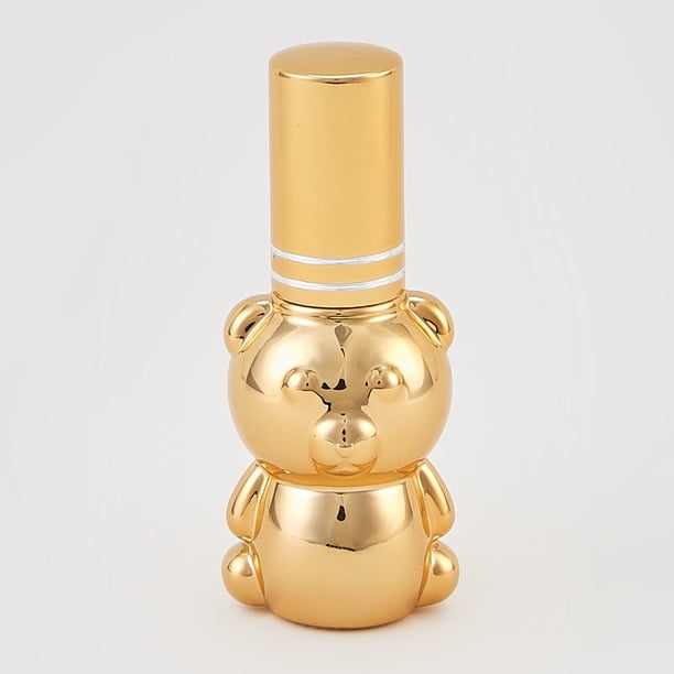 Cartoon Bear Design Perfume Spray Bottle With Cap 8ml Portable Refillable Perfume Bottle Travel Size Empty Dispenser
