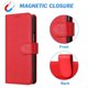 thumbnail image 4 of Funda Cartera para Samsung Galaxy Z Fold 6 Tarjetero Soporte Magnético y Correa Rojo, 4 of 5