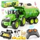 thumbnail image 1 of Tractor de juguete RC Funwee con luces, música y remolque para niños, 1 of 7