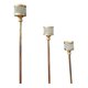 thumbnail image 3 of Pack 3 Porta Vela Candelabro Set 3 Candelabros Dorado Brillo Dorado, 3 of 4