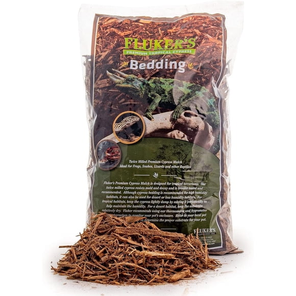 Sustrato Premium Cypress Tropical 10 Lb Para Reptiles