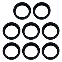 Bothyi - 8 Cubiertas Para Ruedas De Equipaje De 2,09 Pulgadas De Diámetro, Resistentes, De Bajo Ruido, Antiarañazos, Color Negro