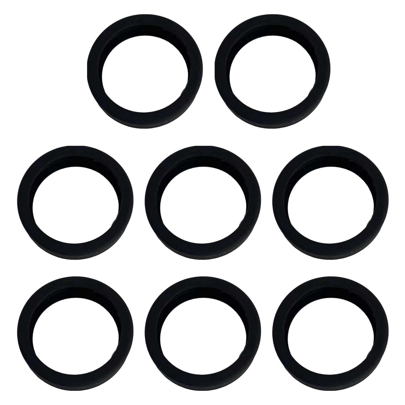 Magideal - 8 Piezas De Maletas Para Equipaje, Fundas Para Ruedas, Funda Protectora De Silicona, Accesorios Para Equipaje Silencioso, Protector De Ruedas Para , Negro