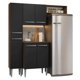 thumbnail image 2 of Kit Muebles de Cocina Madesa Emilly 156 cm 03 Marrón/Negro, 2 of 8