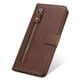 thumbnail image 5 of Funda con Cremallera para OPPO Reno 11F, Carcasa Cartera de Cuero PU con Soporte y Tarjetero, 5 of 6