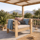 thumbnail image 3 of Sillón Terraza Madera de Pino Rústica 1 Cuerpo + Cojín de Asiento + Cojín de Respaldo, 3 of 3