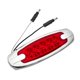 thumbnail image 3 of Lente de diamante sellada roja RoadPro RP1370RD con luz LED, 3 of 5