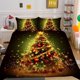 thumbnail image 2 of Christmas Eve Gifts Kids Decor Quilt Duvet Cover Set Kids Bed Linen3-Piece Bedding Set, 2 of 5