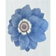 thumbnail image 1 of Alfombra de felpa con antideslizante - flor azul claro, 1 of 2