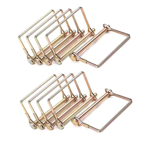 Juego de 10 pasadores de acoplador para remolque Sunnyway 100 mm 1/4"