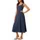 thumbnail image 4 of INSPIRE CHIC Vestido de Tanque para Mujeres de Regreso a Clases Cuello Redondo Sin Mangas Línea A Suelta Casual Midi Vestido Azul Oscuro S, 4 of 6